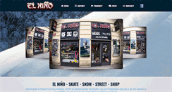 Desktop Screenshot of elninoshop.cz